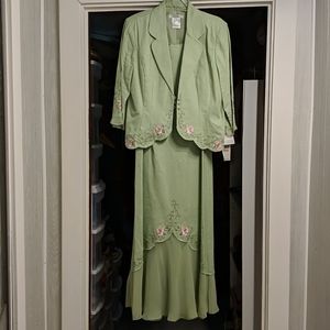 Plaza South dress with matching jacket.